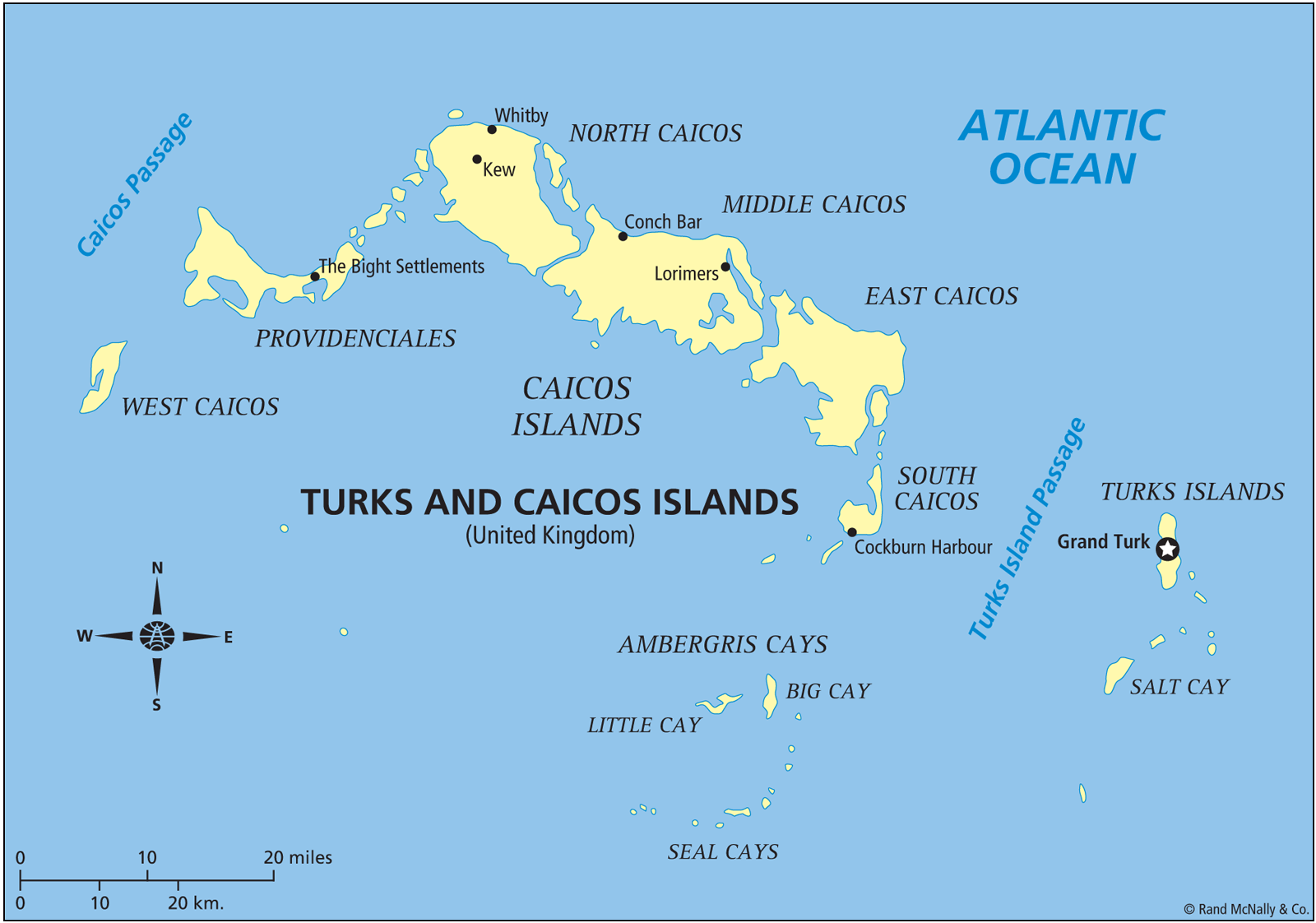 Turks Caicos MAP